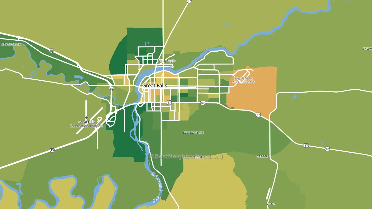 59405, MT block-group voter-turnout map