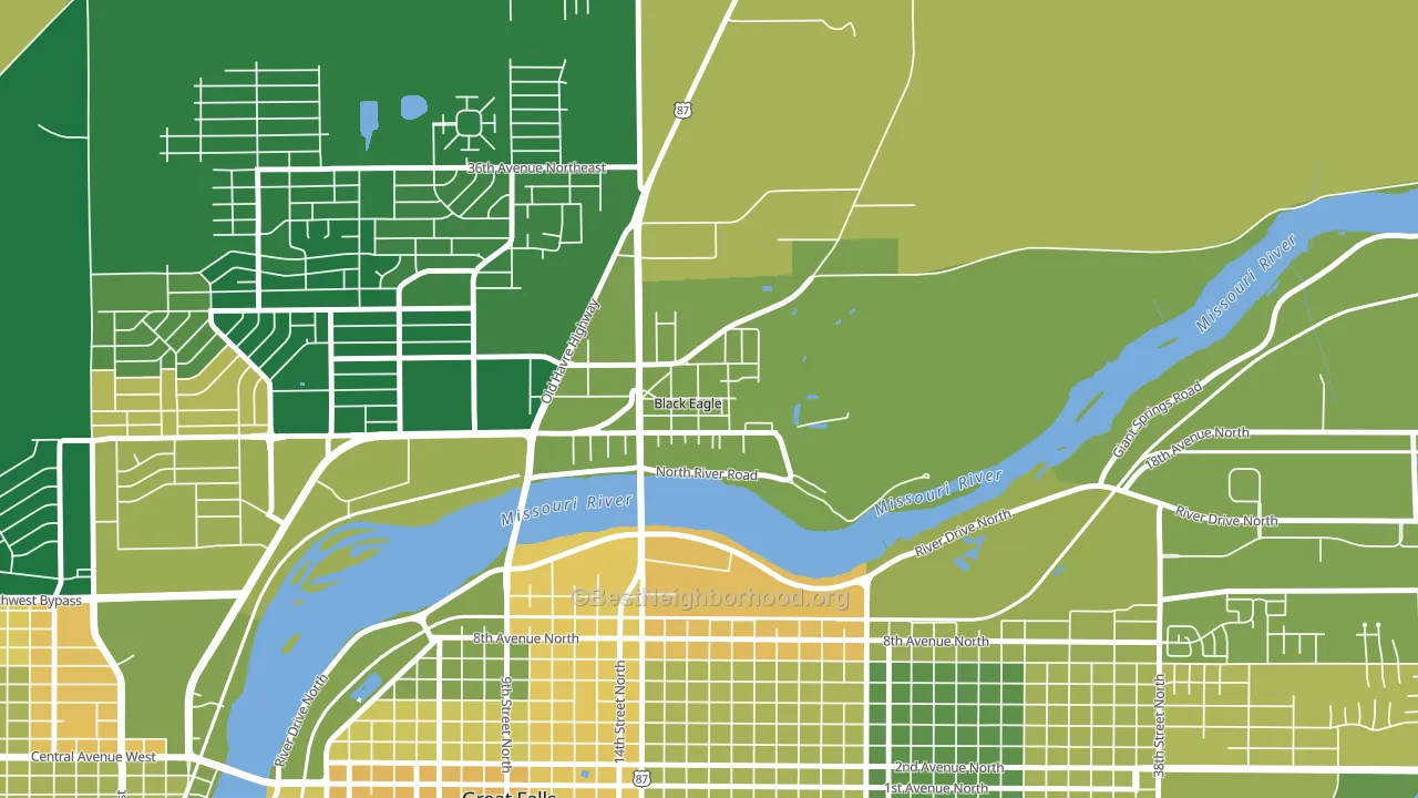 59414, MT block-group voter-turnout map