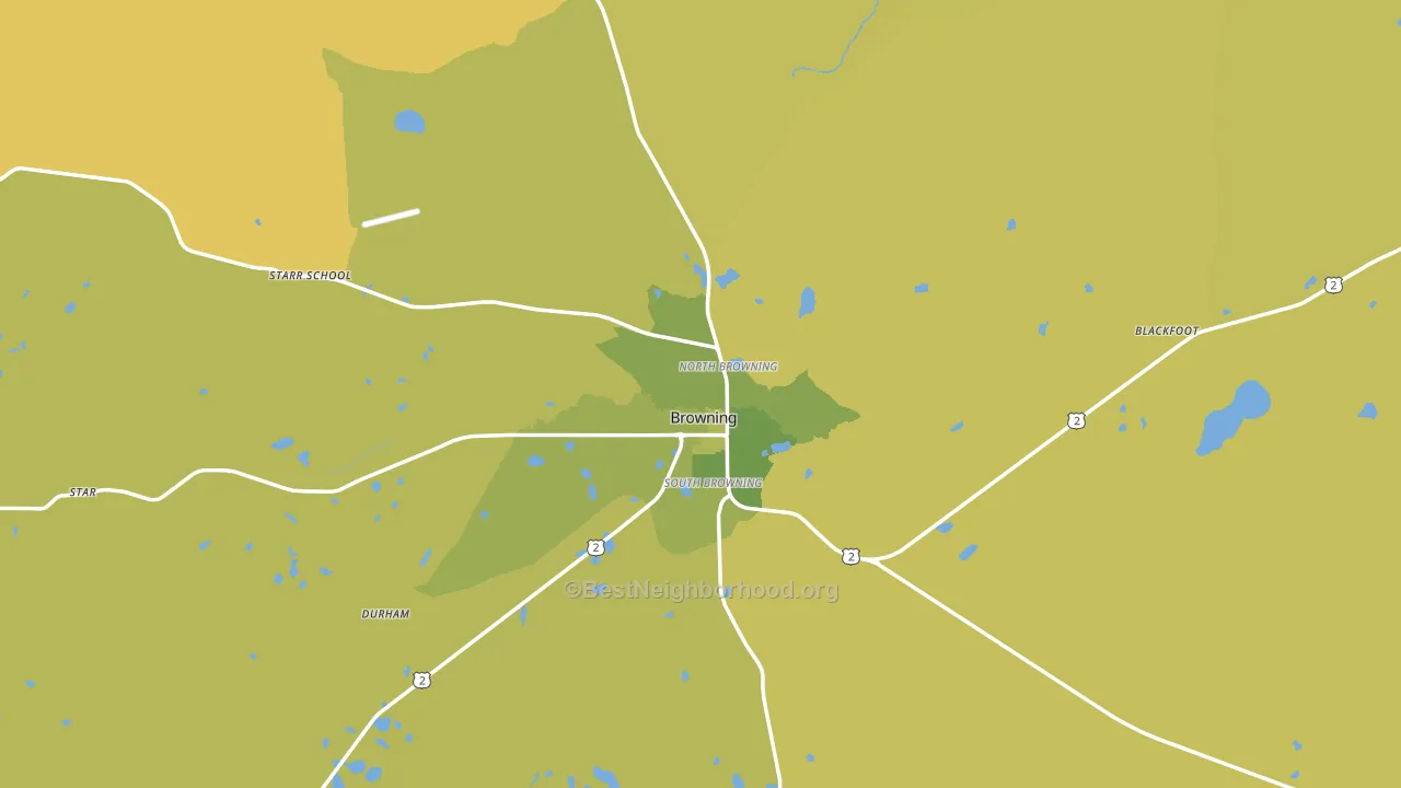 59417, MT block-group voter-turnout map