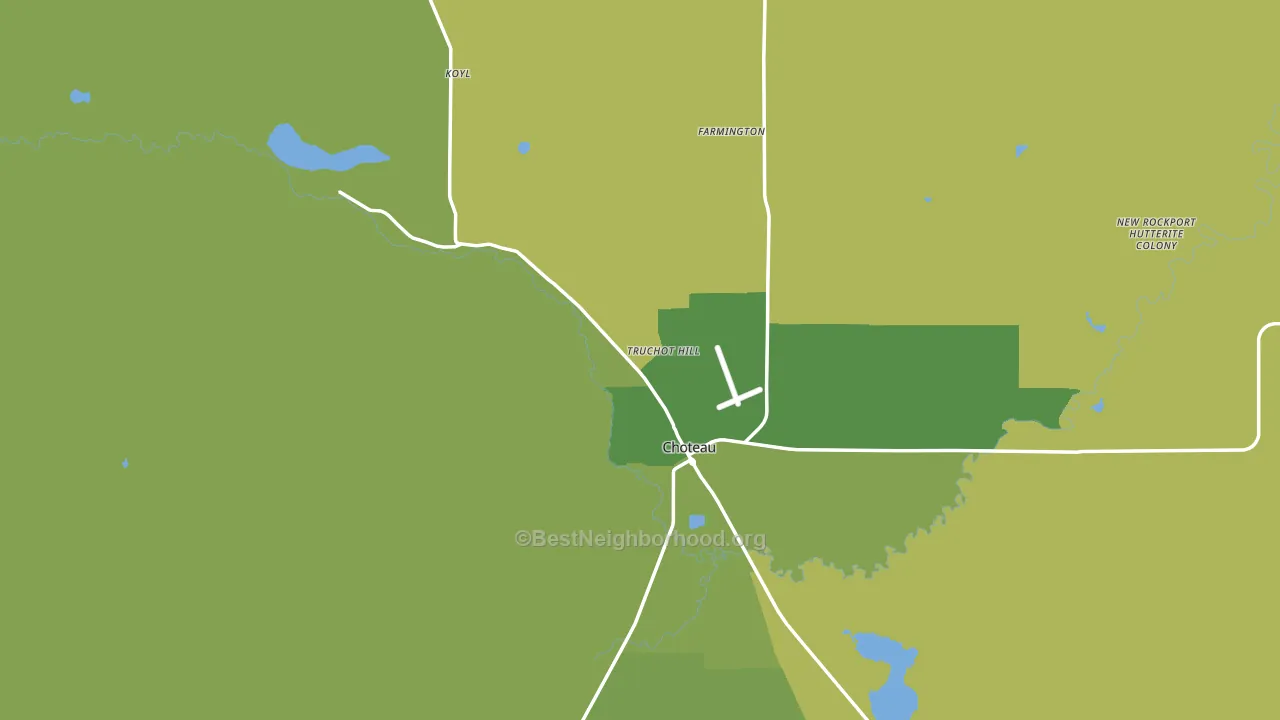 59422, MT block-group voter-turnout map