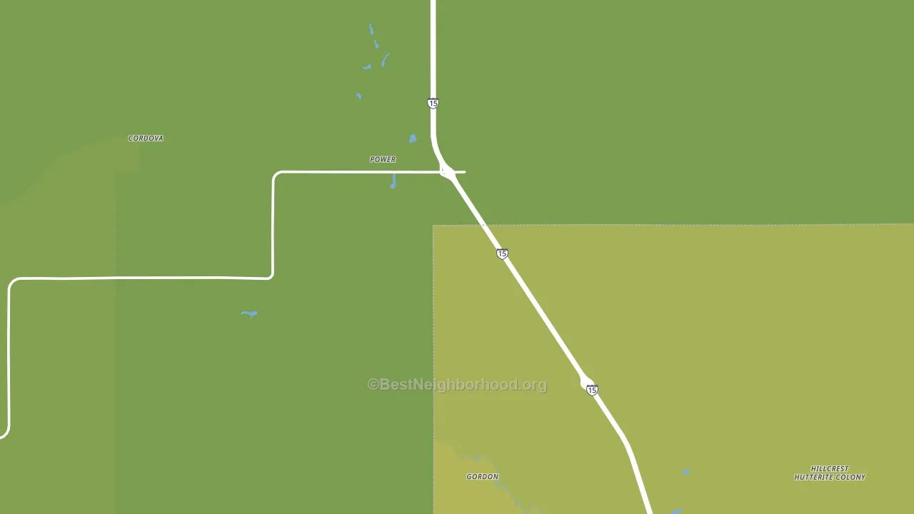 59468, MT block-group voter-turnout map