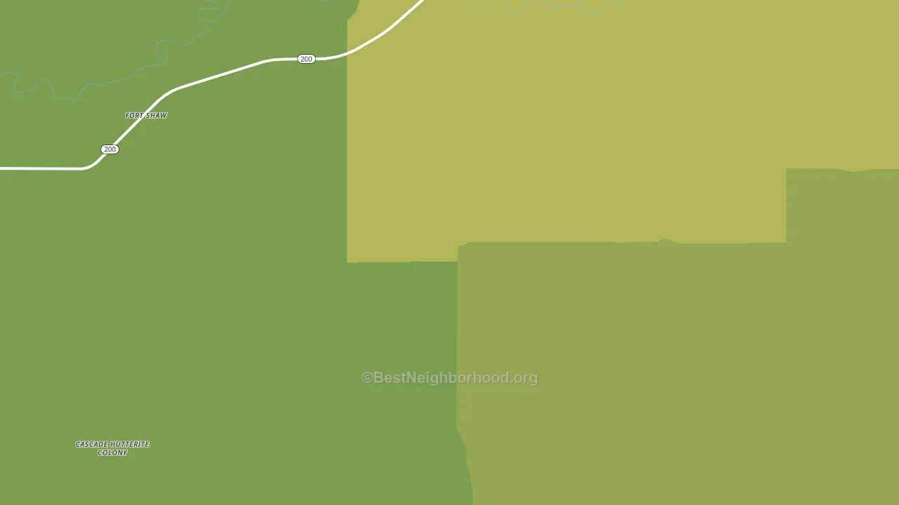 59483, MT block-group voter-turnout map