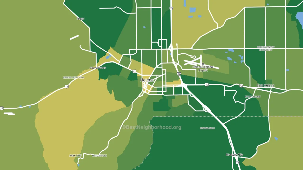 59601, MT block-group voter-turnout map