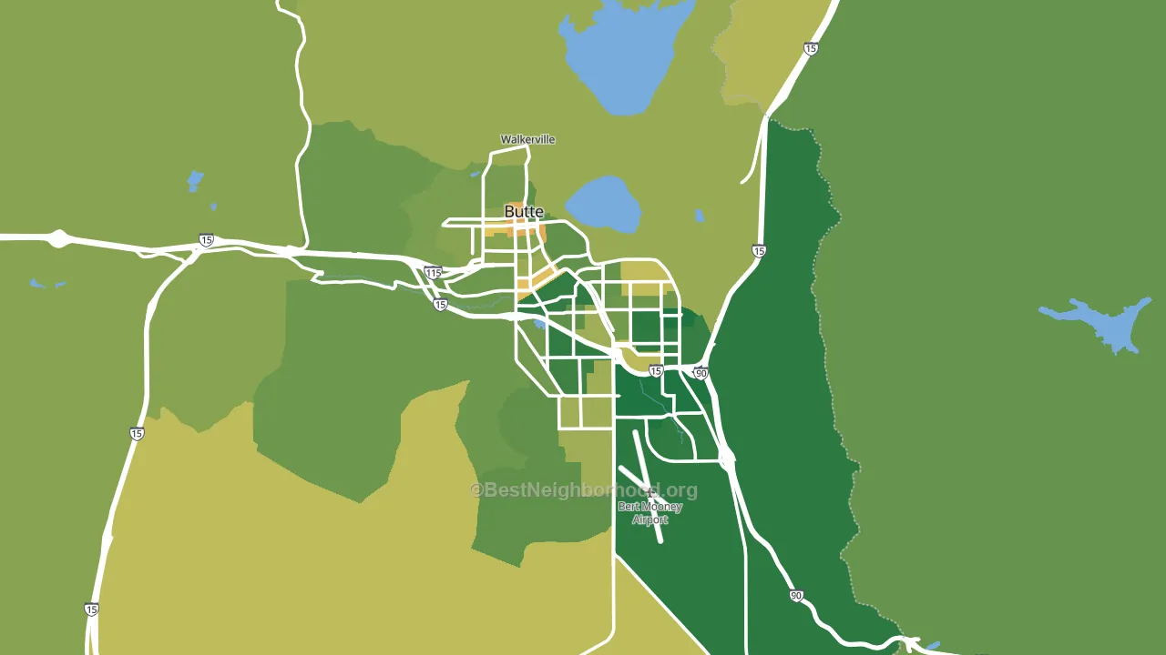 59701, MT block-group voter-turnout map