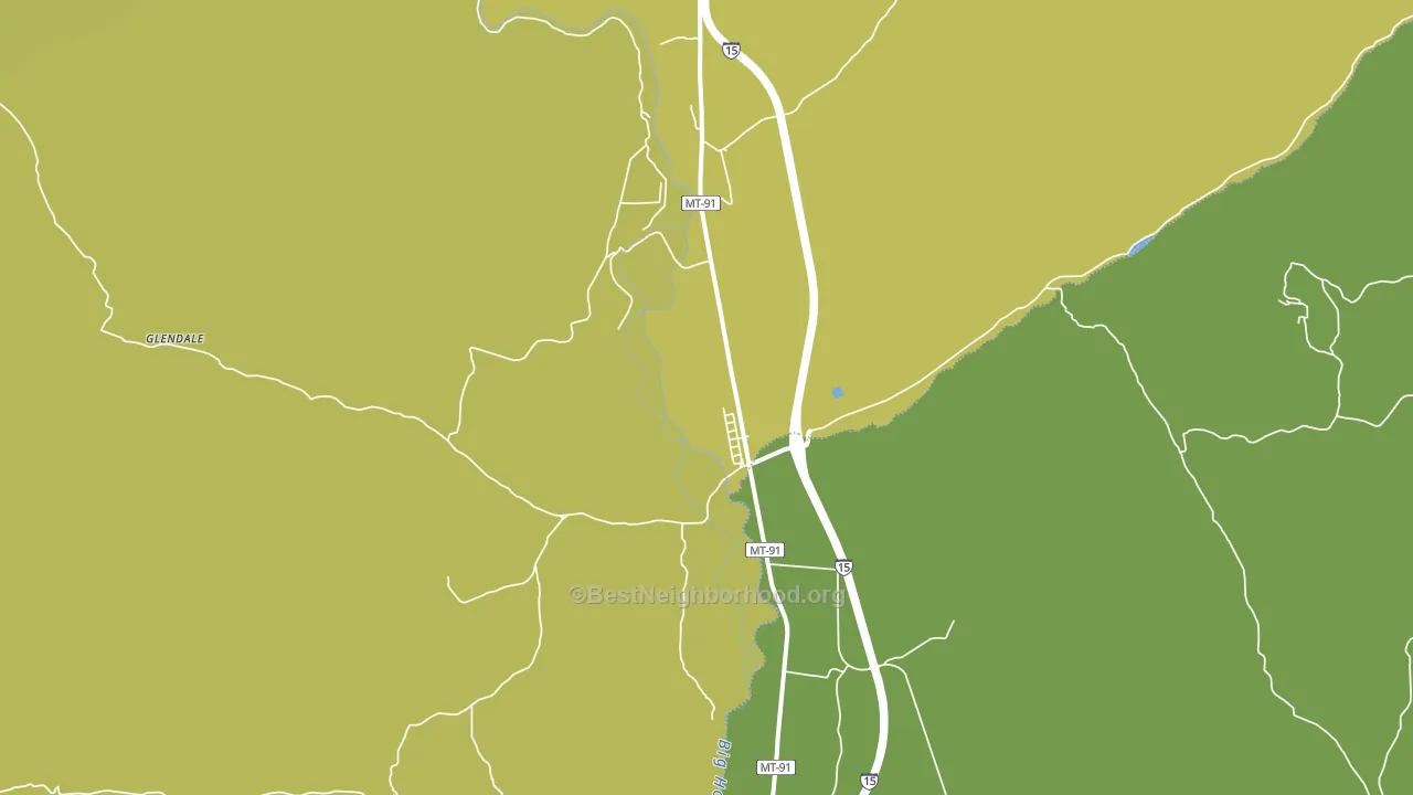 59743, MT block-group voter-turnout map