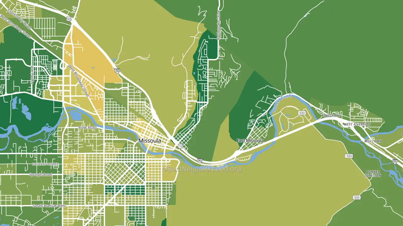 59802, MT block-group voter-turnout map