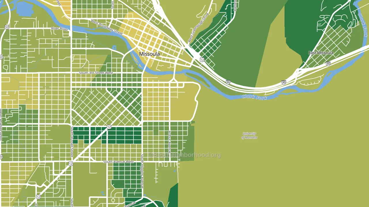59812, MT block-group voter-turnout map