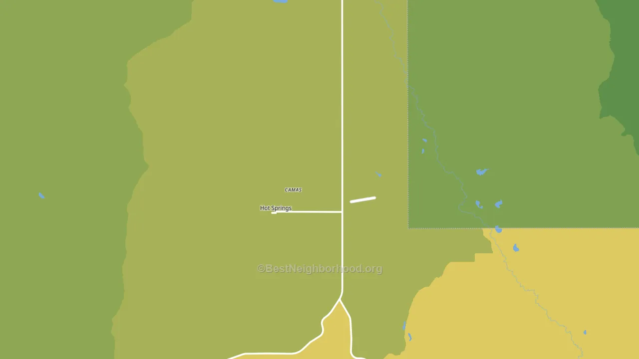 59845, MT block-group voter-turnout map