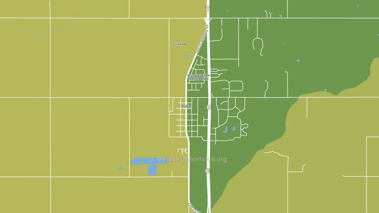 59855, MT block-group voter-turnout map