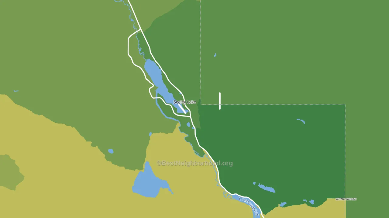 59868, MT block-group voter-turnout map