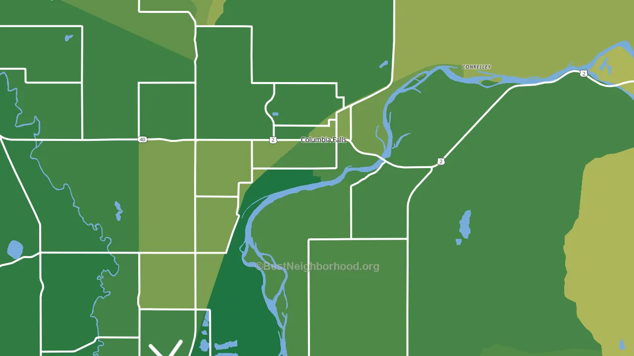 59912, MT block-group voter-turnout map