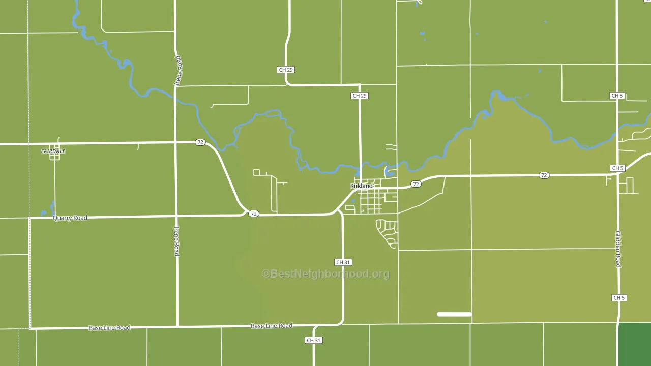60146, IL block-group voter-turnout map