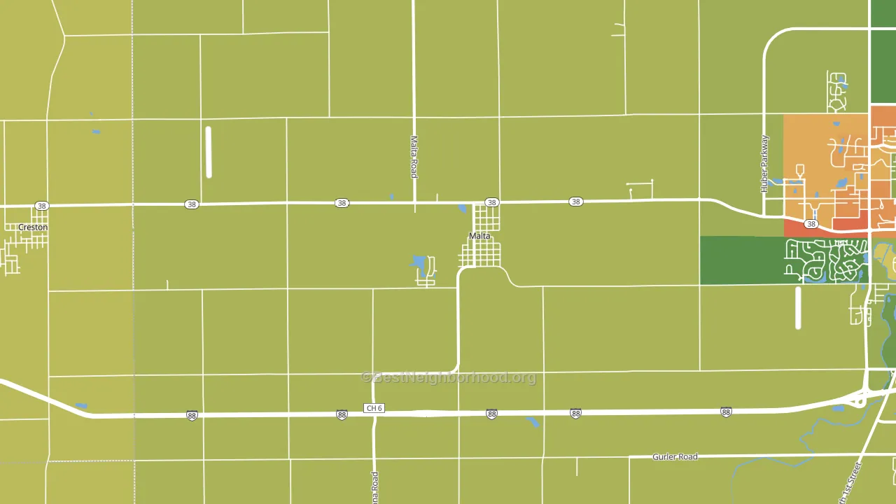 60150, IL block-group voter-turnout map