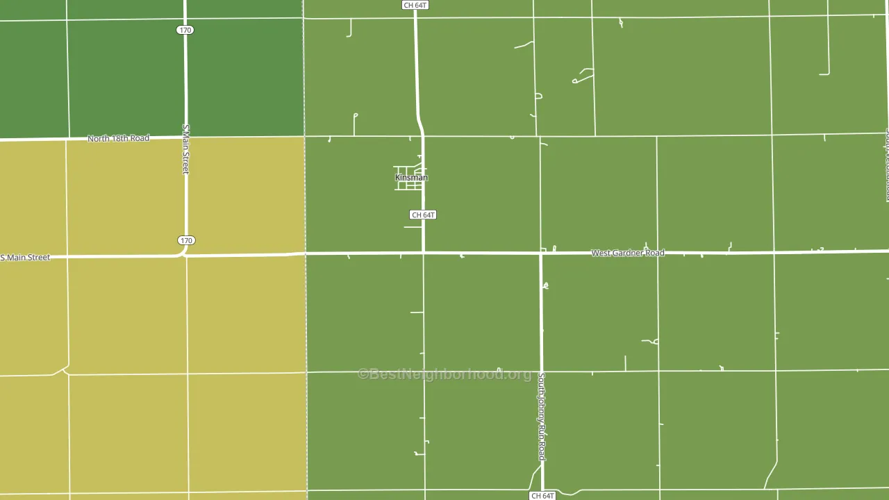 60437, IL block-group voter-turnout map