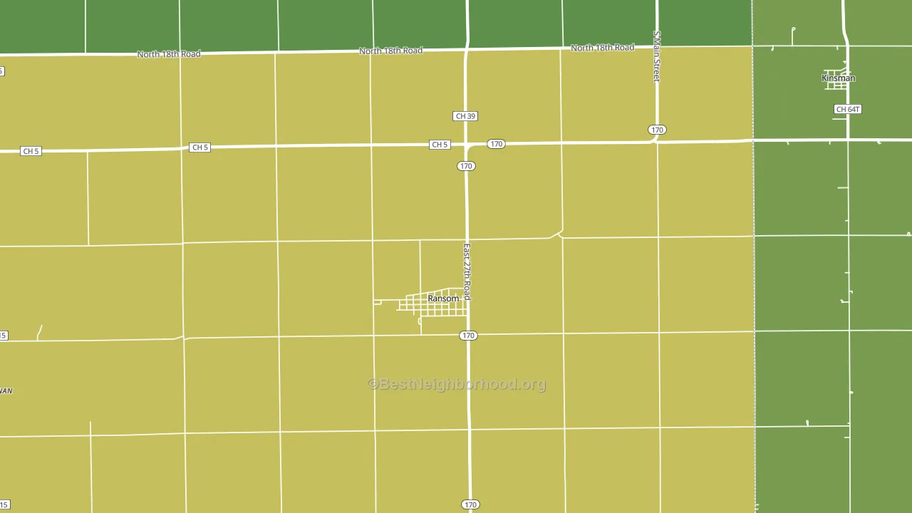 60470, IL block-group voter-turnout map