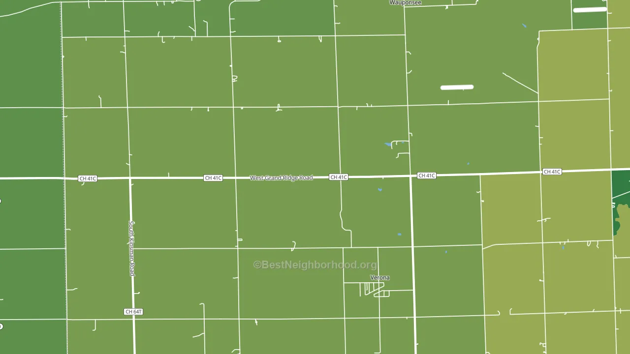 60479, IL block-group voter-turnout map