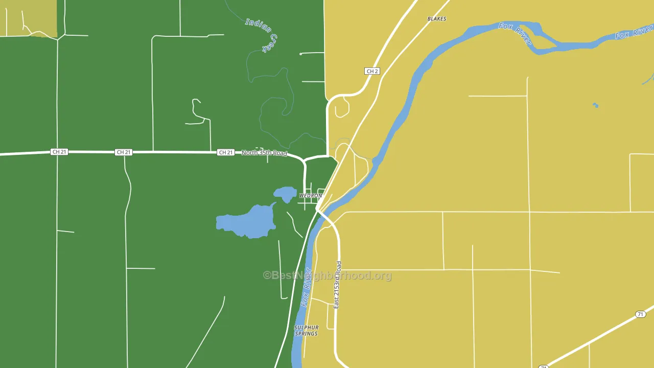 60557, IL block-group voter-turnout map