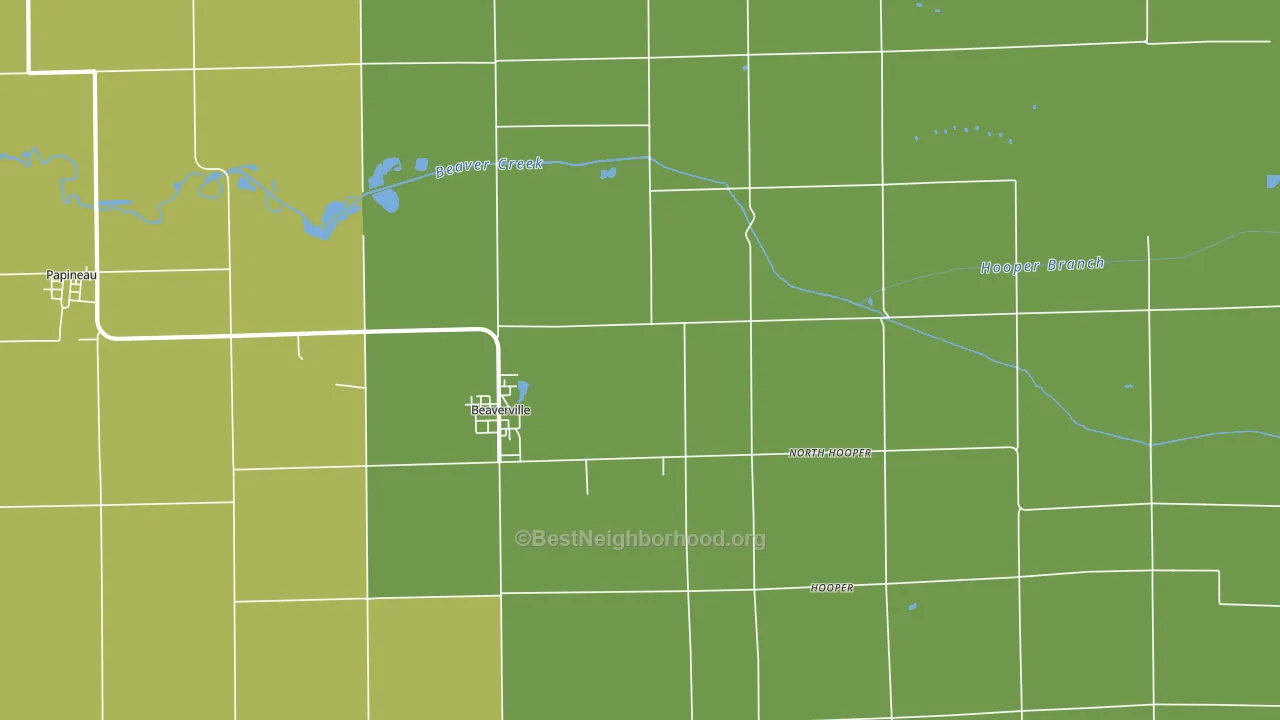 60912, IL block-group voter-turnout map