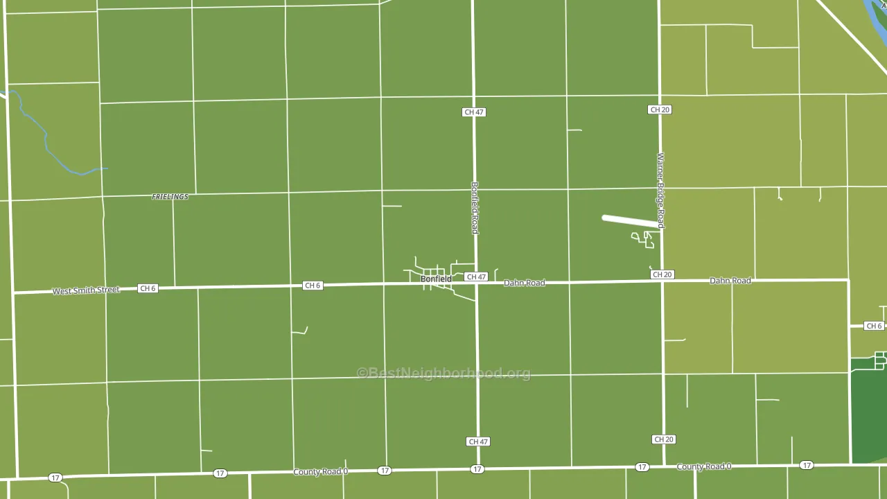 60913, IL block-group voter-turnout map