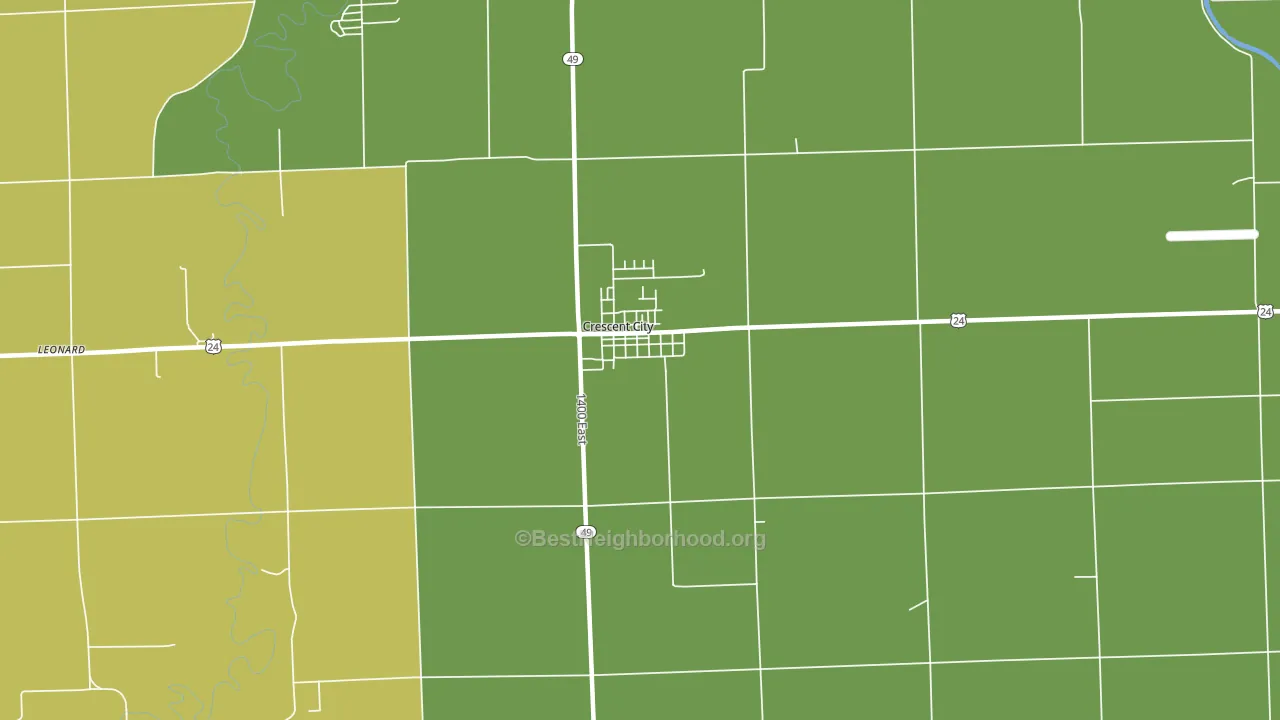 60928, IL block-group voter-turnout map