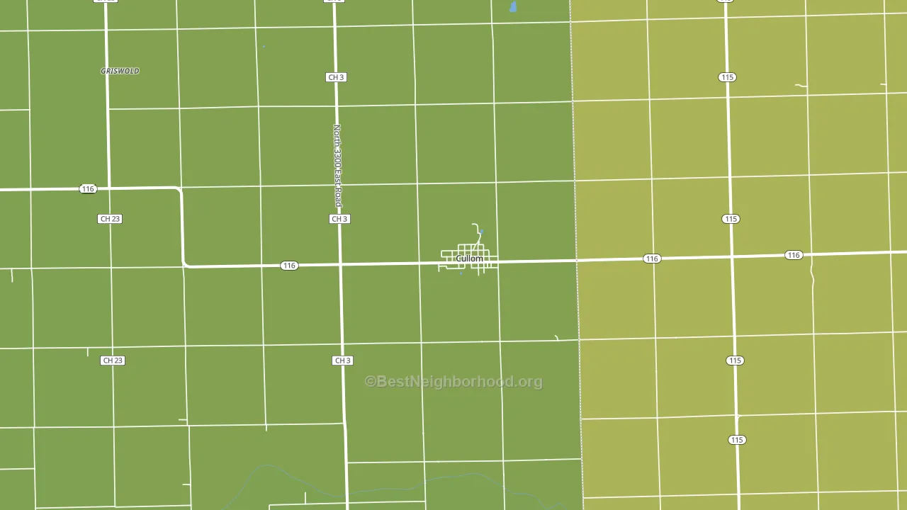 60929, IL block-group voter-turnout map