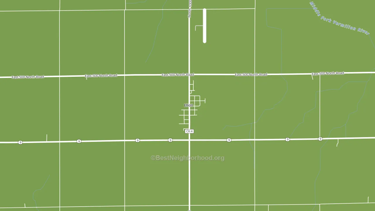 60933, IL block-group voter-turnout map