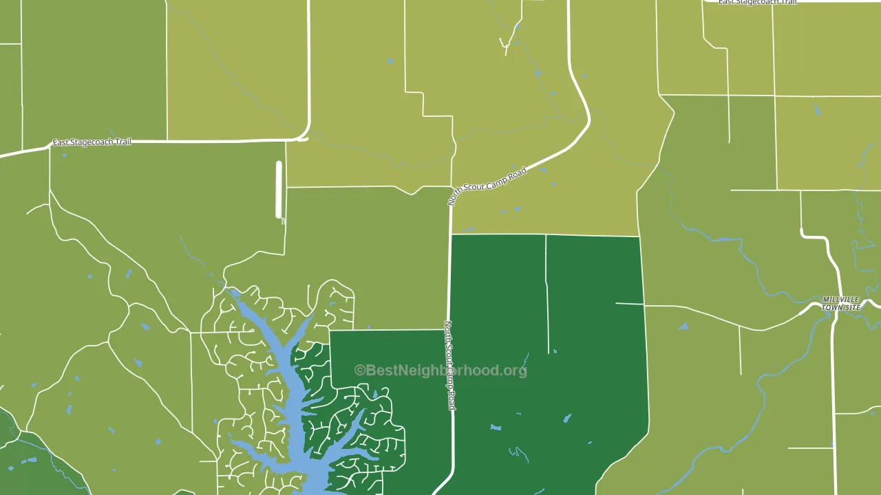 61001, IL block-group voter-turnout map
