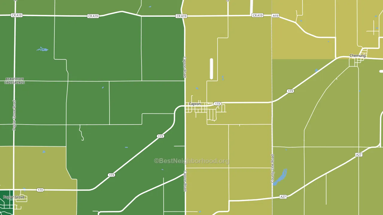 61012, IL block-group voter-turnout map