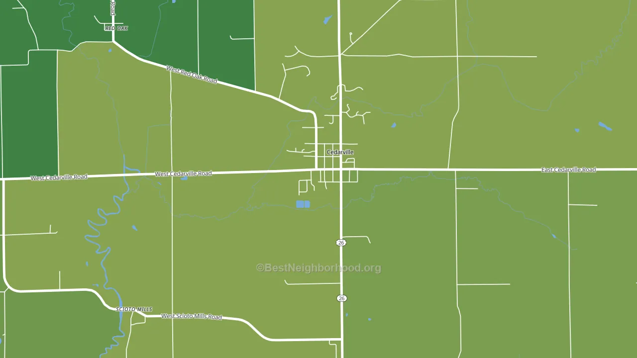 61013, IL block-group voter-turnout map