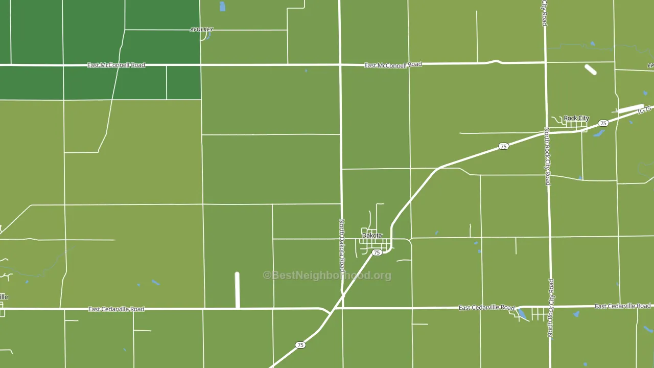 61018, IL block-group voter-turnout map