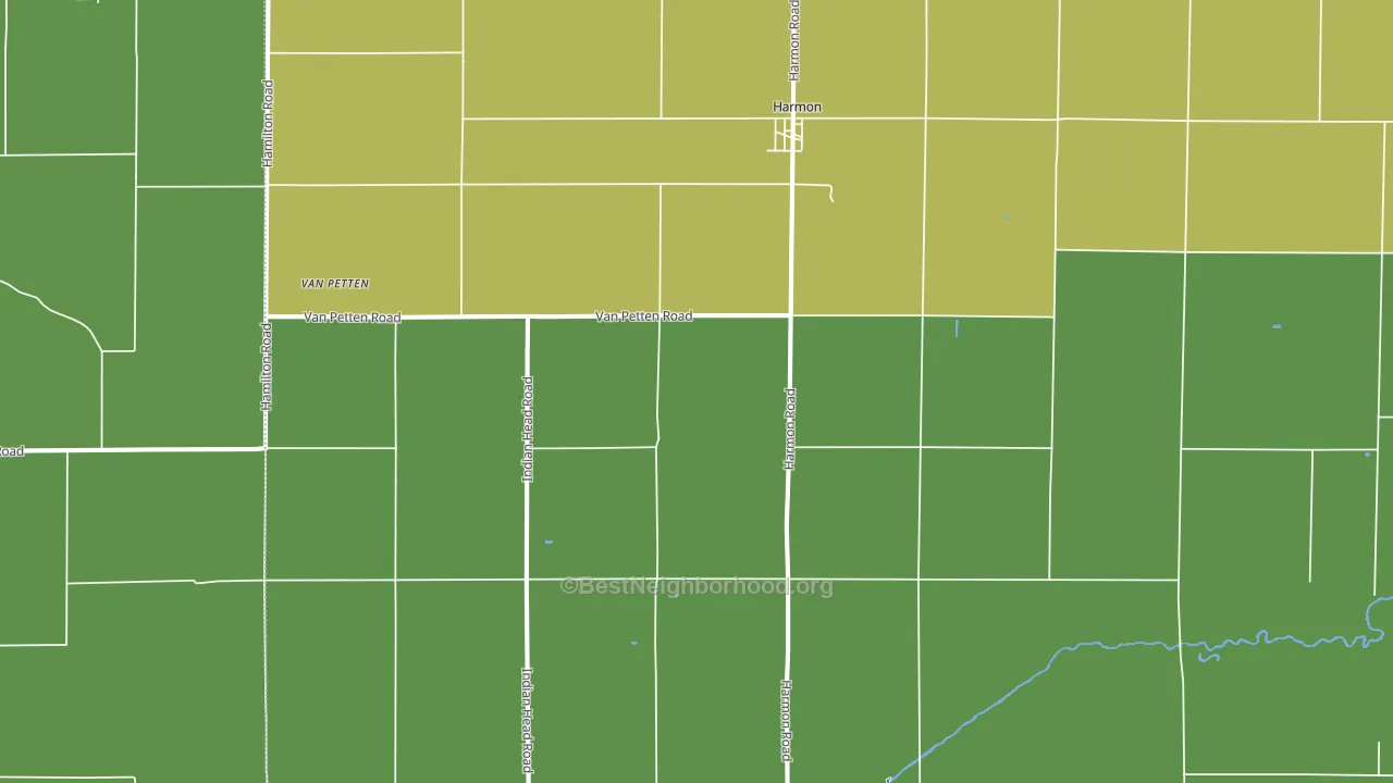 61042, IL block-group voter-turnout map