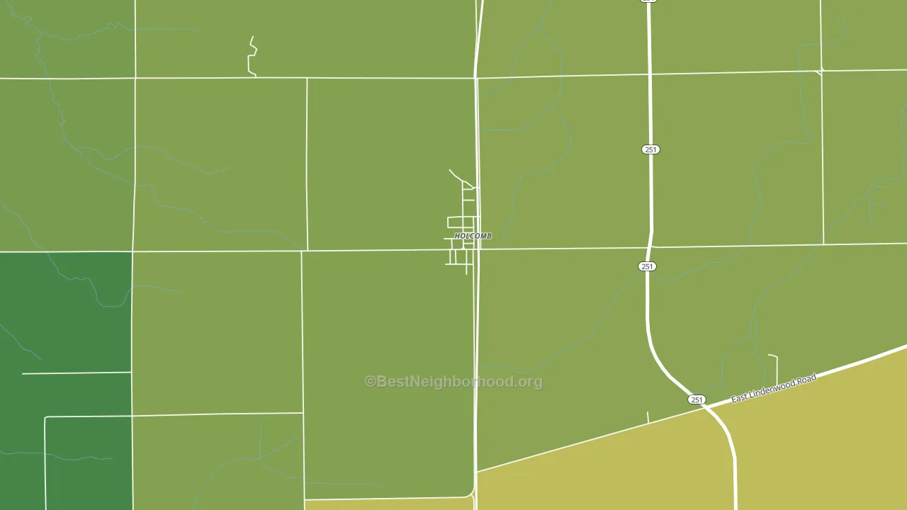 61043, IL block-group voter-turnout map