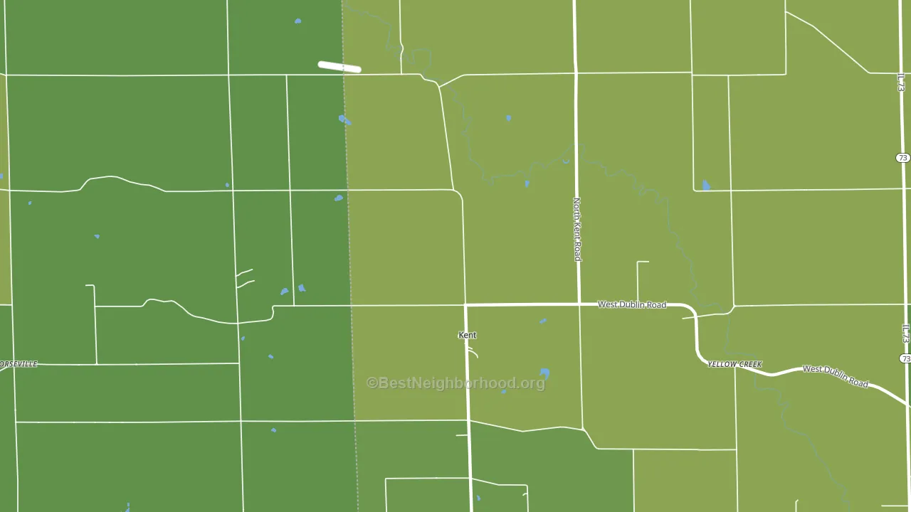 61044, IL block-group voter-turnout map