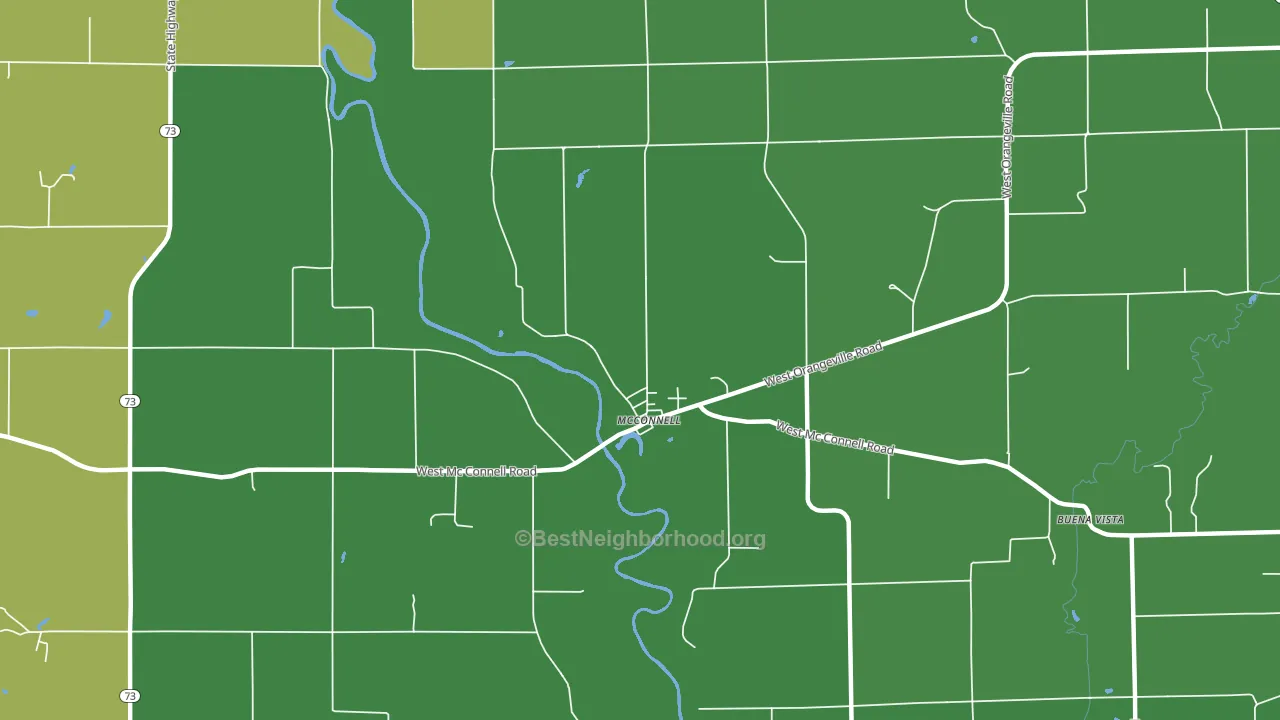 61050, IL block-group voter-turnout map