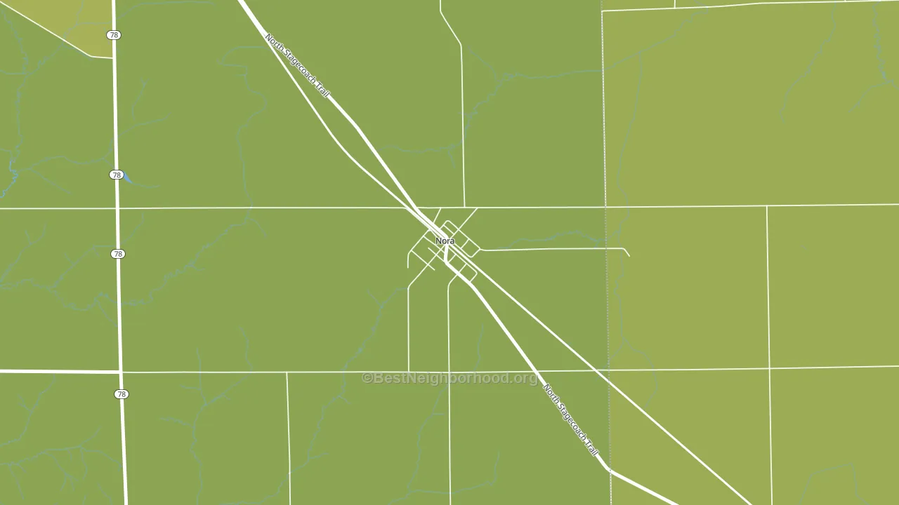 61059, IL block-group voter-turnout map