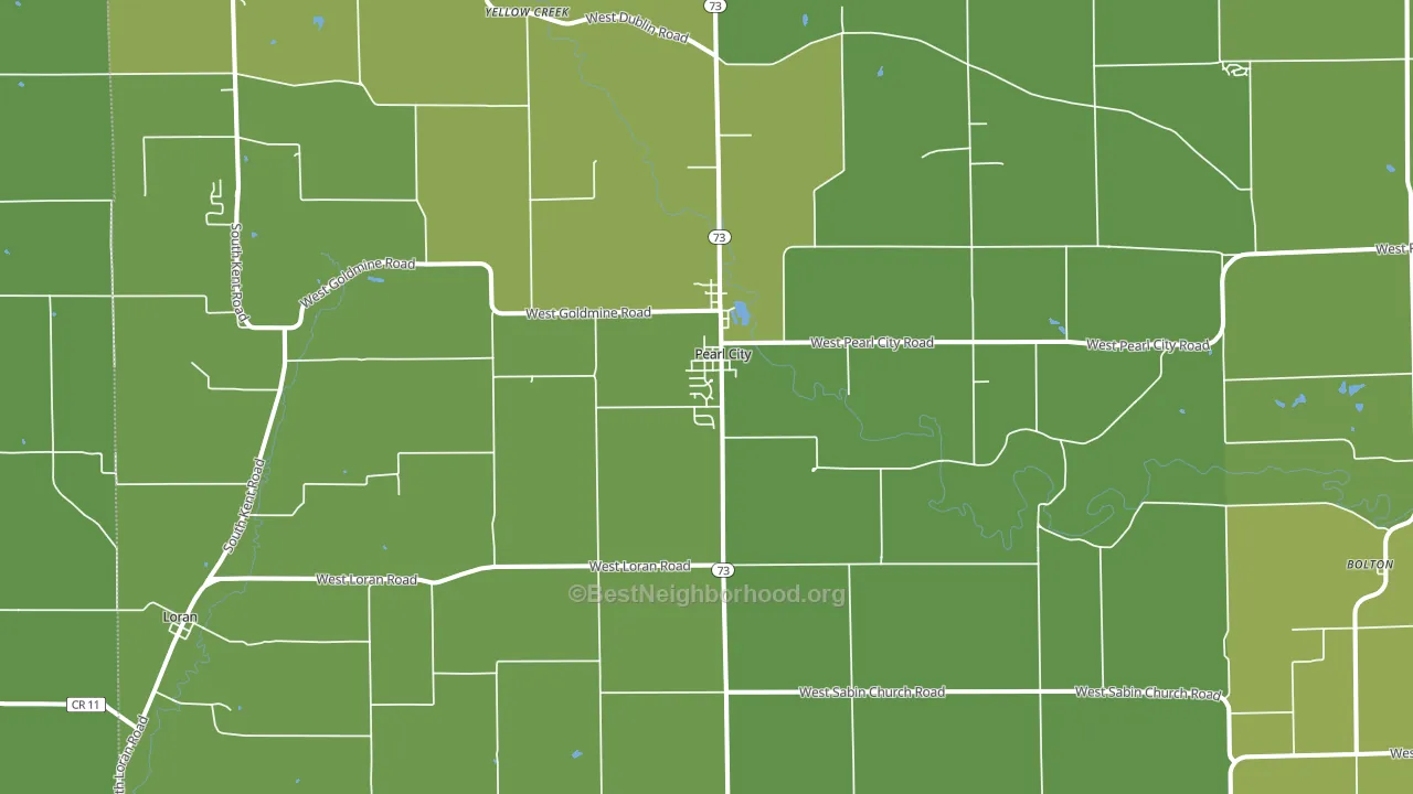 61062, IL block-group voter-turnout map