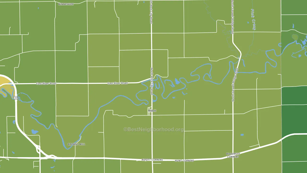 61067, IL block-group voter-turnout map