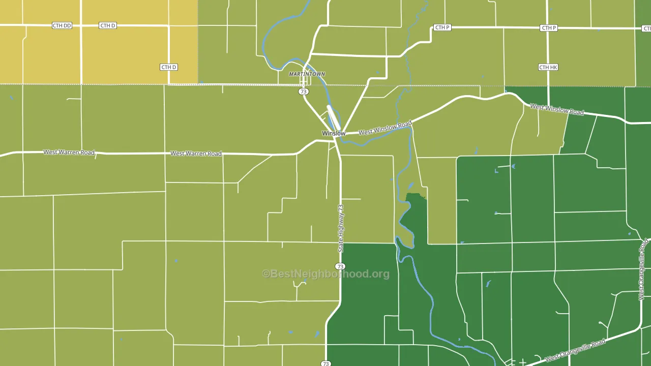 61089, IL block-group voter-turnout map
