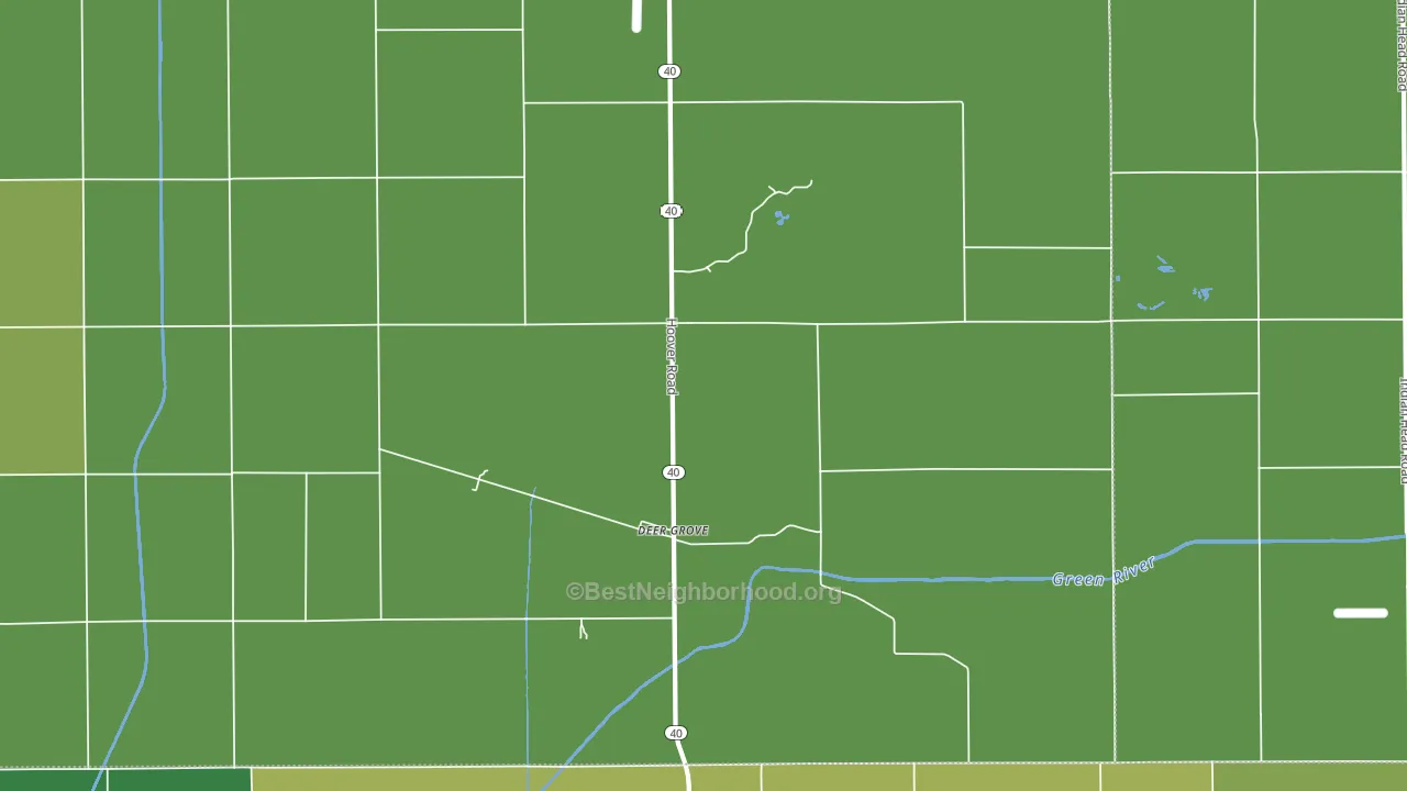 61243, IL block-group voter-turnout map