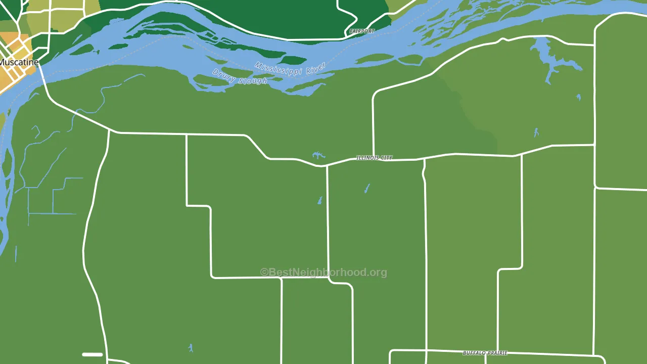 61259, IL block-group voter-turnout map