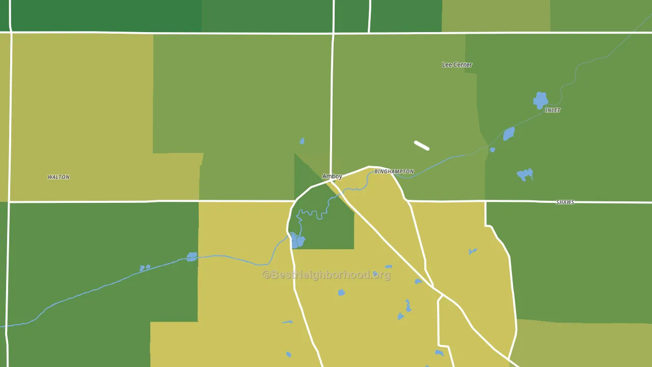 61310, IL block-group voter-turnout map