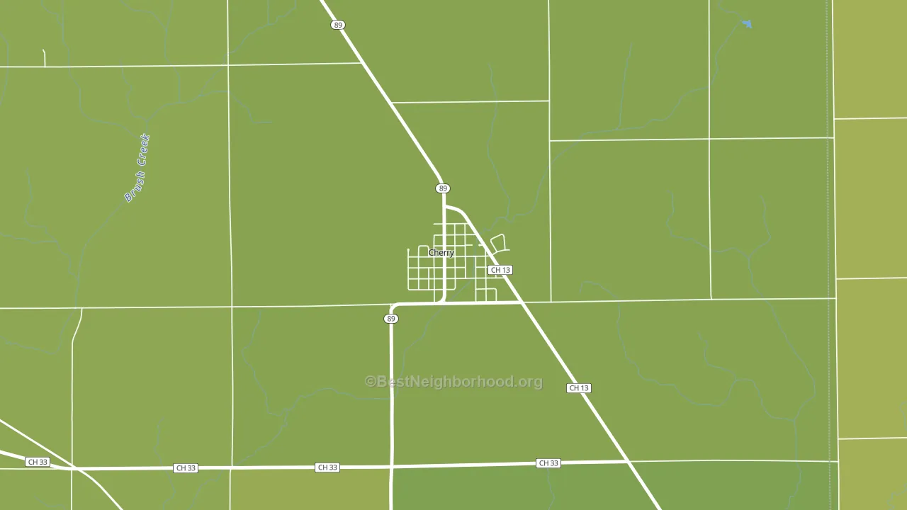 61317, IL block-group voter-turnout map