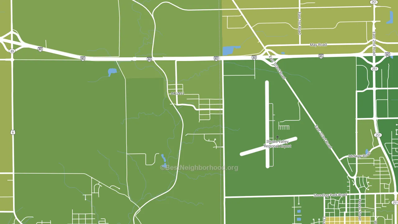 61320, IL block-group voter-turnout map