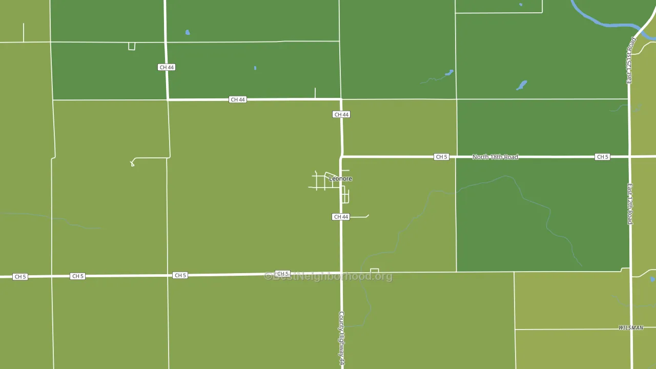 61332, IL block-group voter-turnout map