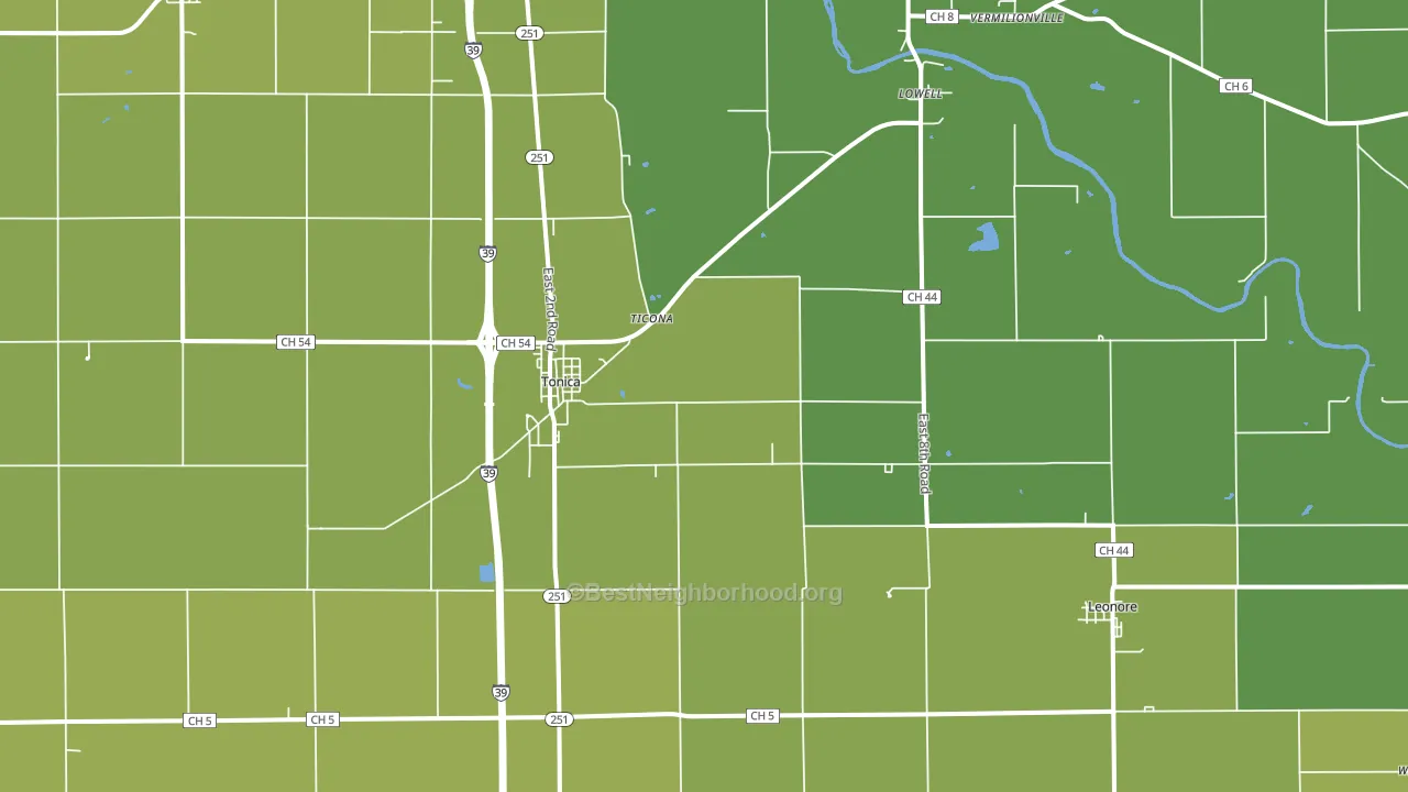 61370, IL block-group voter-turnout map