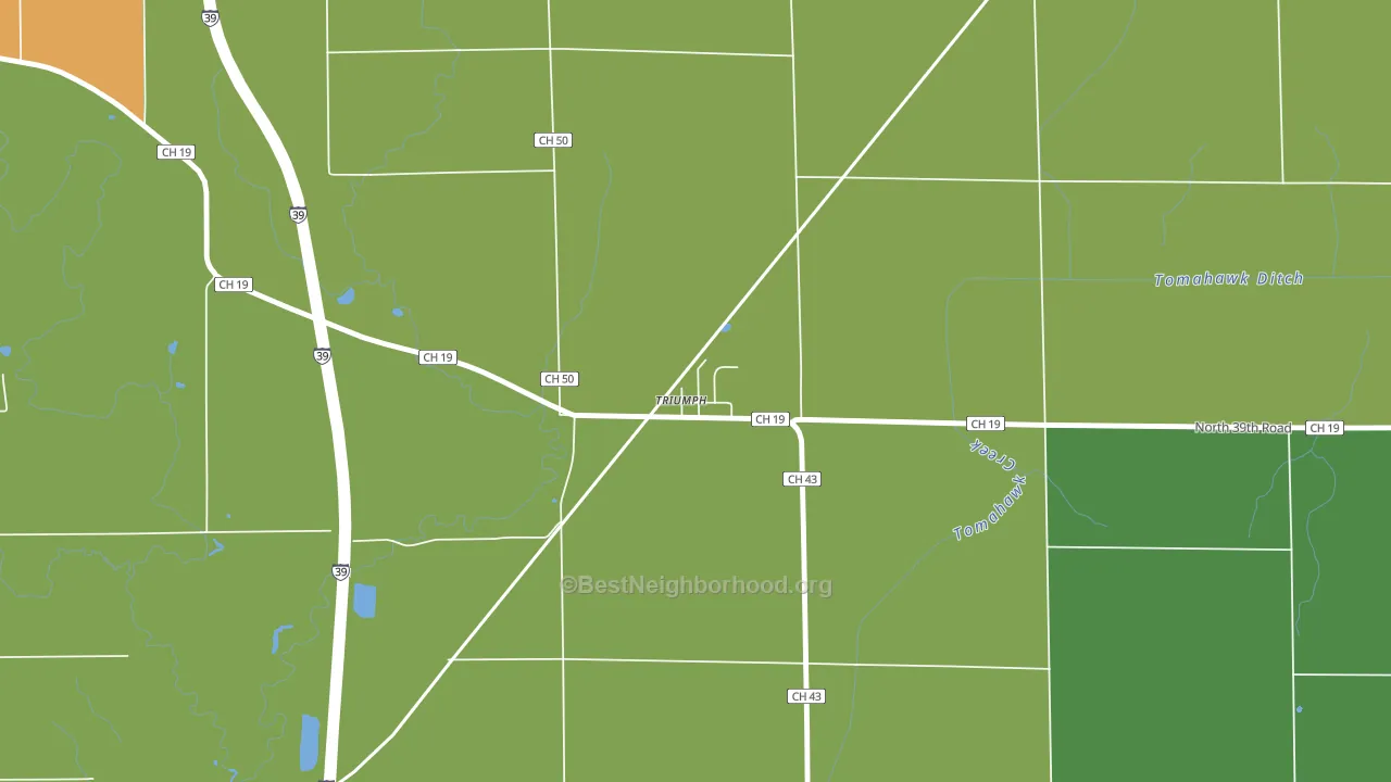 61371, IL block-group voter-turnout map