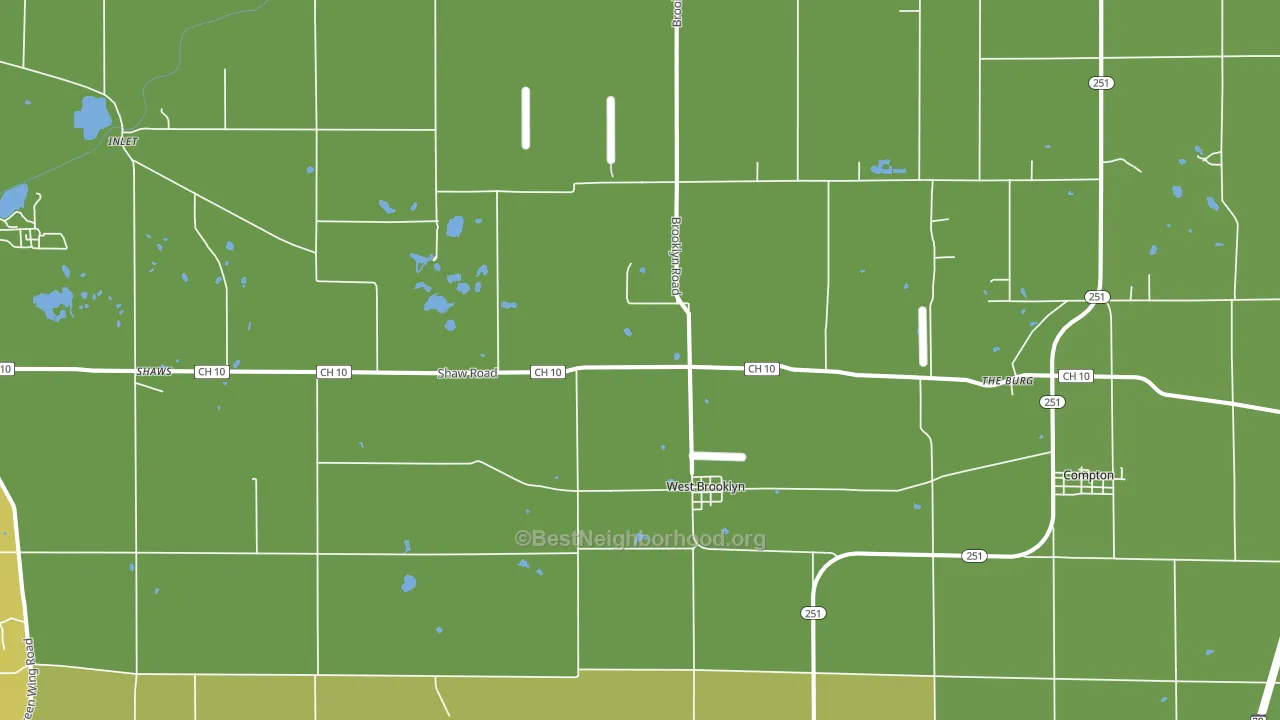 61378, IL block-group voter-turnout map
