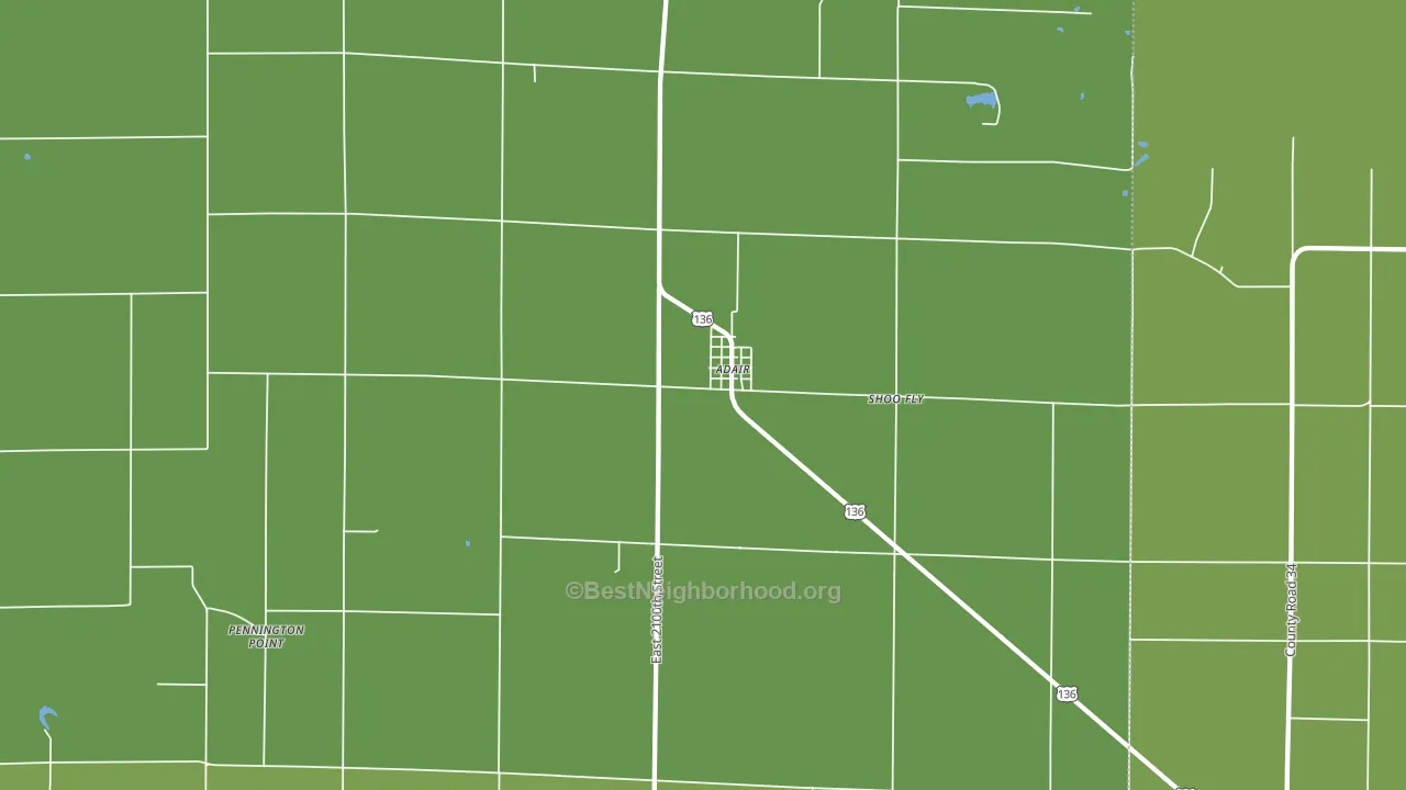 61411, IL block-group voter-turnout map