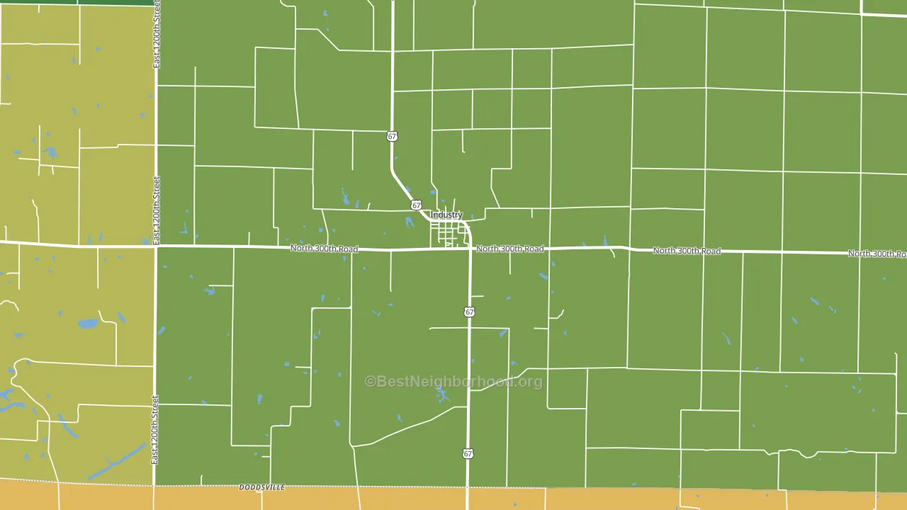 61440, IL block-group voter-turnout map