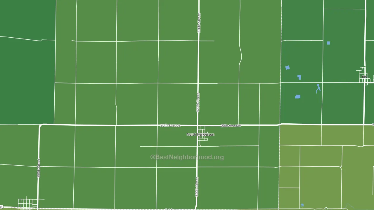 61466, IL block-group voter-turnout map
